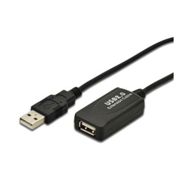 DIGITUS USB 2.0 Repeater Kabel USB A male / A female Länge 5m – DA-70130-4