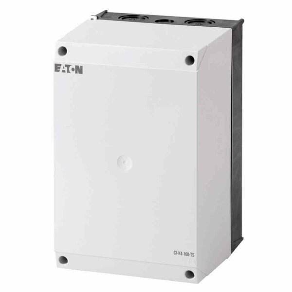 EATON CI-K4-160-TS Isolierstoffgehäuse CI-K4, H x B x T = 240 x 160 x 160 mm, + Tragschiene – CI-K4-160-TS