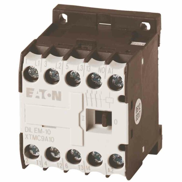 EATON DILEM-10(24V50HZ) Leistungsschütz, 3-polig + 1 Schließer, 4 kW/400 V/AC3 – DILEM-10(24V50HZ)