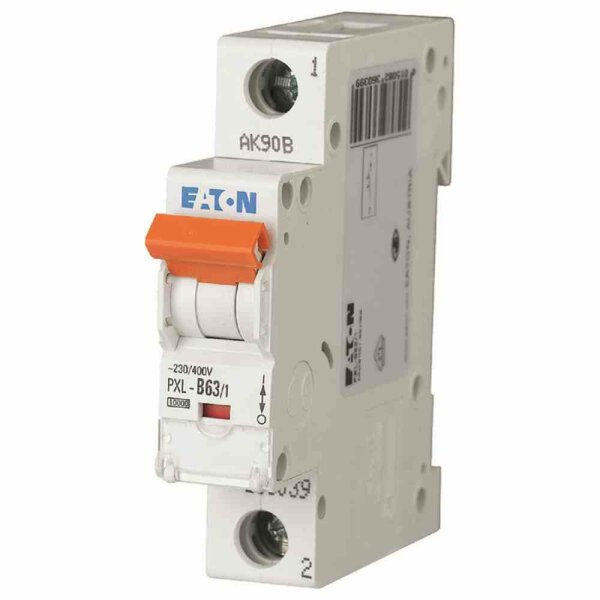 EATON PXL-B63/1 LS-Schalter, 63A, 1p, B-Char – PXL-B63/1