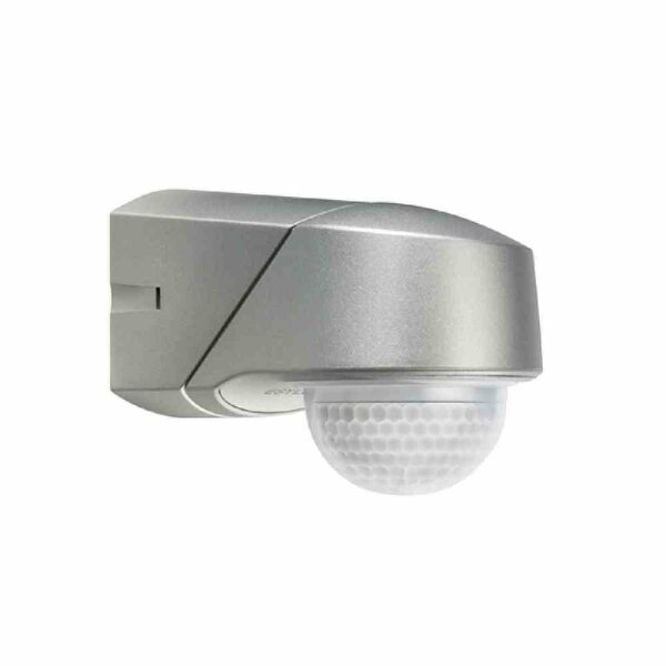 ESYLUX RC 230i Edelstahl-Optik Bewegungsmelder IP54 mit 230° Erfassungsbereich, ca. 20 m im Ø, bei einer Montagehöhe von 2,5 m – RC 230i Edelstahl-Optik