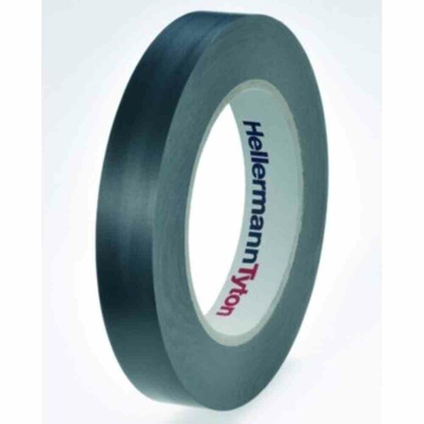 HELLERMANN TYTON Isolierband, PVC, 19mm, 33m, schwarz, UV-beständig, 105°C, 0,23mm, Selbstverlöschend – HelaTape Flex 23-BK19x33