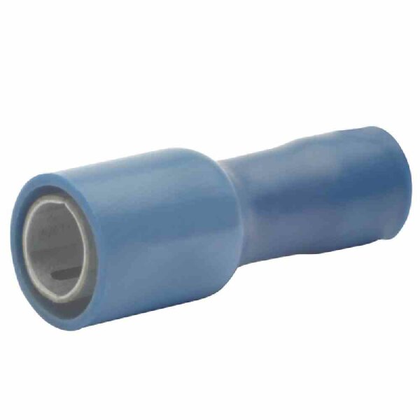 KLAUKE Rundsteckhülse, Bronze, blau, 1,5-2,5mm², rund 5mm, vollisoliert, PVC – 930 (100 C62)