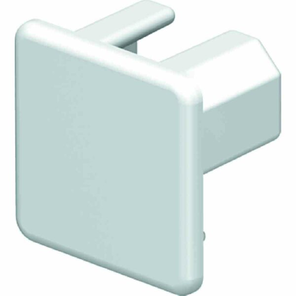 OBO BETTERMANN Endstück 20x20mm, PVC, reinweiß RAL 9010 – WDK HE20020RW