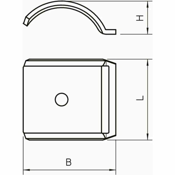 OBO BETTERMANN Gegenwanne 16-22mm, St, FT 16-22mm, St, tfverz – 2058FW M 22 FT