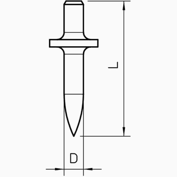 OBO BETTERMANN OBO-Dübel Einschlagdübel, ohne Gewinde L15mm, St 15mm/10mm – 903 RB 15 (200 C62)