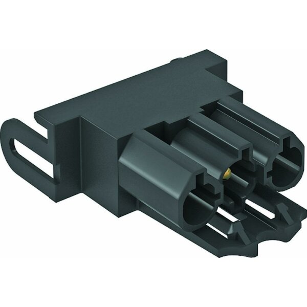 OBO BETTERMANN Steckerteil-Adapter, gerade GST 18i 3p, Modul 45connect, schwarz gerade GST 18i, 3pol – STA-SKS S1 SW