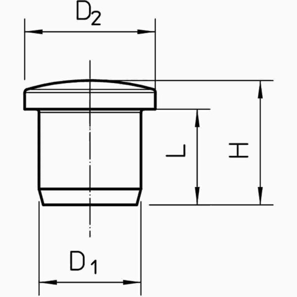 OBO BETTERMANN Verschlussstopfen 12mm, PA, lichtgrau RAL 7035 12mm, PA, lgr – 107VS VM 12 PA