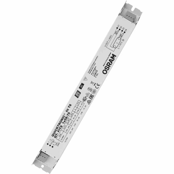 OSRAM QT-FIT8 1X58...70 Vorschaltgerät, 58-70W, elektronisch, für T8, Multiwatt-Ausführung, ohne Dimmung, 280x30mm – QT-FIT8 1X58-70/220-240 UNV1