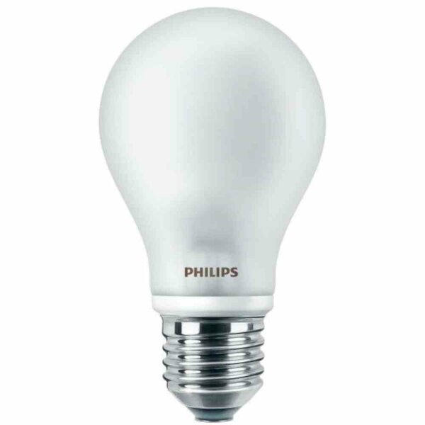 PHILIPS LED-Lampe, Filamentlampe, E27, A60, 7W, 2700K, extrawarmweiß, 806lm, matt, AC, Ø60x106mm, 220-240V – CorePro LEDBulbND 7-60W E27 A60 827FR G