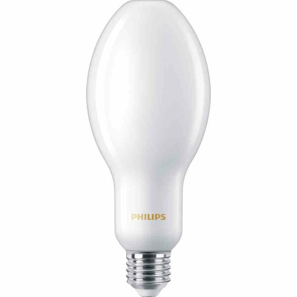 PHILIPS TrueForce Core LED-Tropfenlampe, E27, 13W, 4000K, neutralweiß, 2000lm, matt, 300°, AC, Ø75x180mm, 220-240V – TForce Core LED HPL 13W E27 840 FR