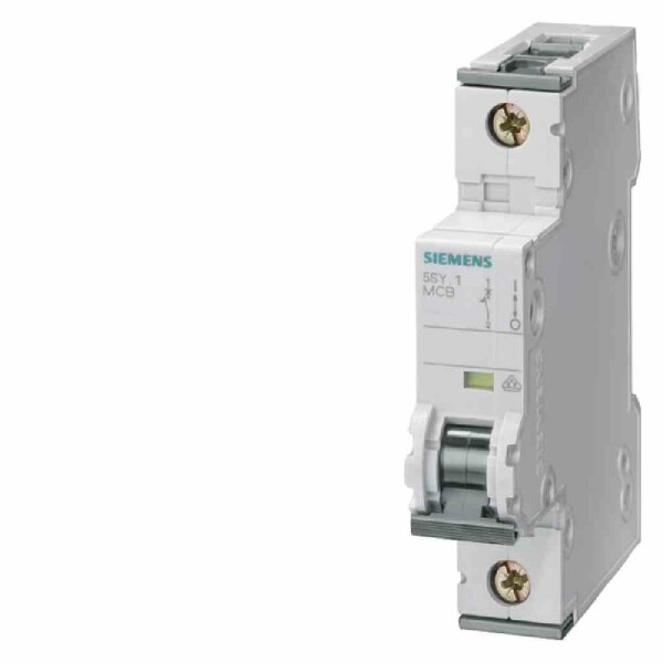 SIEMENS AG Leitungsschutzschalter, AC/DC, B, 13A, 1p, 400V, 10kA, 1TE, 50Hz, Zusatzeinrichtungen möglich, IP20 – 5SY4113-6