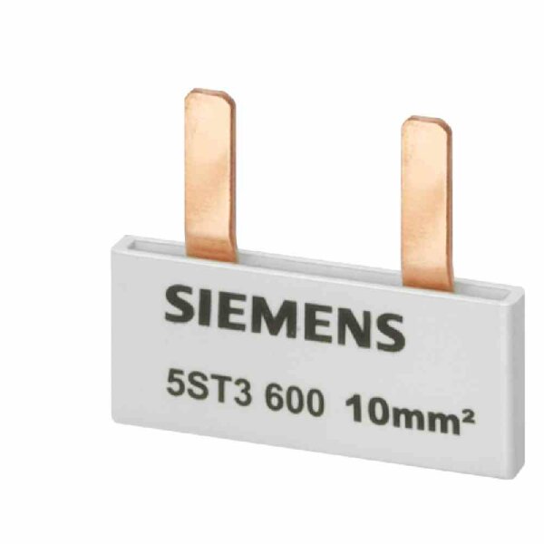 SIEMENS AG Phasenschiene, 1ph, 210mm, 10mm², Stift, isoliert – 5ST3602