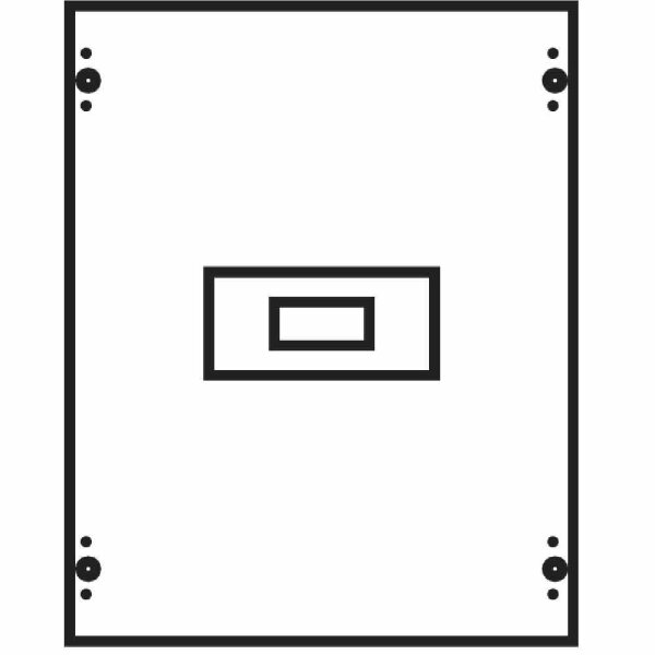 STRIEBEL & JOHN Abdeckung Verteilerfeld, B250xH300mm, Kunststoff, scharnierend – AG200