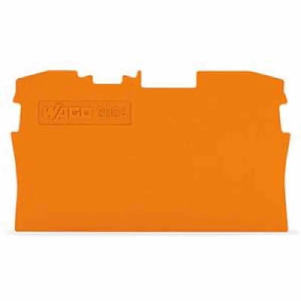 WAGO Abschluss- und Zwischenplatte 1 mm dick orange – 2004-1292