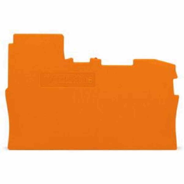 WAGO Abschluss- und Zwischenplatte 1 mm dick orange – 2006-7192