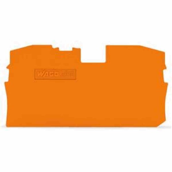 WAGO Abschluss- und Zwischenplatte 1 mm dick orange – 2010-1292