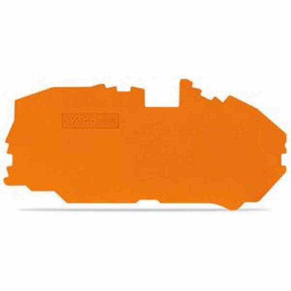 WAGO Abschluss- und Zwischenplatte 1 mm dick orange – 2016-7692