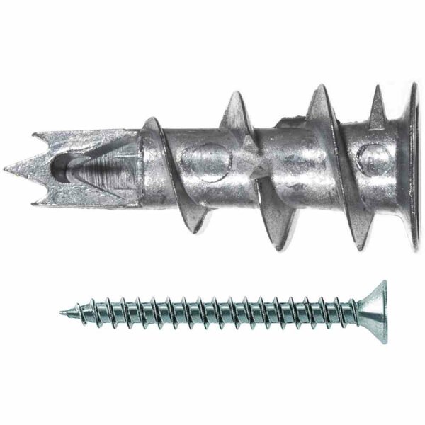 FISCHER Gipskartondübel Metall GKM 12 mit Schraube – GKM12