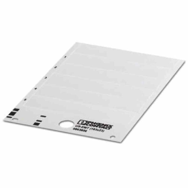 PHOENIX Kennzeichnungsmaterial, türkis, ohne Beschriftung, 103x23mm – US-EMT (103X23) TQ