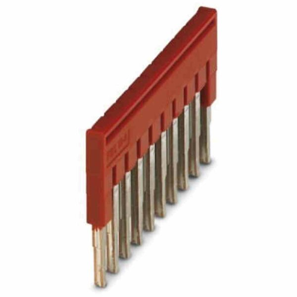 PHOENIX Querverbinder, 10p, rot, steckbar, isoliert, 17,5A, mit Berührungsschutz – FBS 10-4