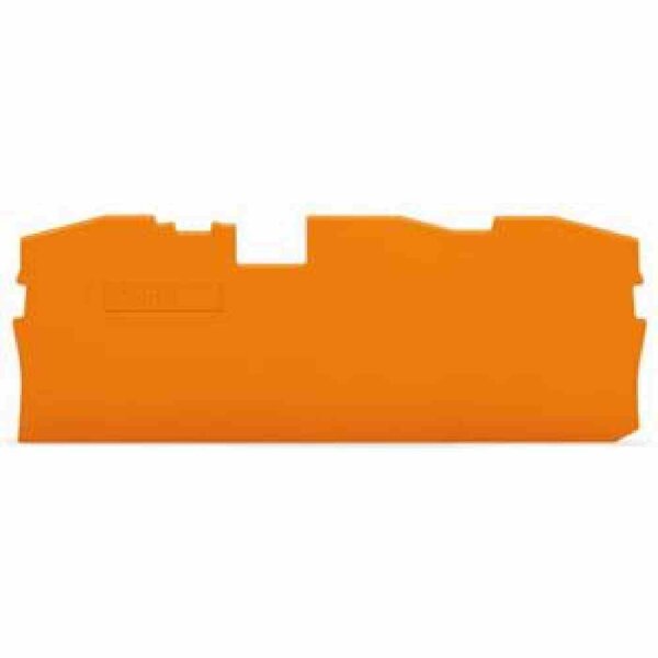 WAGO Abschluss- und Zwischenplatte 1 mm dick orange – 2016-1392