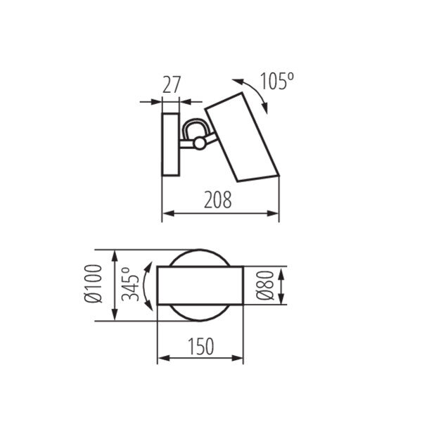 Kanlux AGZAR EL-10 W